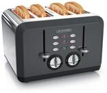 Arendo Toaster 4-Scheiben, Automatik, Edelstahl, W&auml;rmeisolierendes