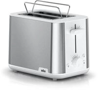 Braun Toaster PurShine HT 1510 WH - 2 Schlitze, 8 Stufen, Auftau-...
