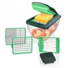 Genius Gem&uuml;seschneider Nicer Dicer Chef S, 7 Teile, W&uuml;rfel, Stifte und...