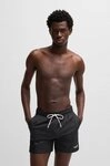 HUGO Badehose Haiti mit Markenschriftzug auf der Kordel