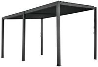 Floraworld Pergola, Mit Lamellendach zum &Ouml;ffnen 400 x 310 x 253 cm