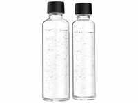 Sodapop Wassersprudler GLAS-FLASCHEN 0.6L+0.85L 2ER LOGAN
