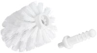 WENKO Badaccessoire-Set WENKO Ersatzb&uuml;rste f&uuml;r WC Garnituren Wei&szlig; D7,5 cm