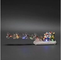 KONSTSMIDE Weihnachtsdorf 4242-000 LED Szenerie Schneem&auml;nner Hundeschlitten