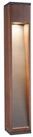 Paulmann Pollerleuchte Trabia IP44 eckig 3000K 3,5W 230lm 230V 38&deg; GU10 Holz,...
