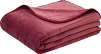 Wohndecke Uni Decke aus recyceltem Polyester, G&ouml;zze, Kuscheldecke