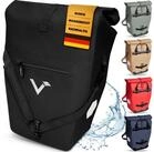 Valkental Fahrradtasche Gep&auml;cktr&auml;gertasche mit Umh&auml;ngeschlauf, 2in1 wasserdicht,
