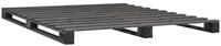 vidaXL Bett, Palettenbett Grau Massivholz Kiefer 140&times;200 cm