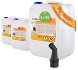 H&ouml;fer Chemie GmbH Bioethanol 9x 10 L FLAMBIOL&reg; Bioethanol 96,6% Premium f&uuml;r