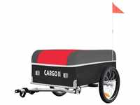 Tiggo Cargo II Fahrrad Lastenanhänger rot/grau
