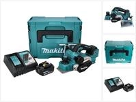 Makita Akku-Falzhobel DKP 181 RT1J Akku Hobel Falzhobel 82 mm 18 V Brushless