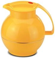 ROTPUNKT Isolierkanne 1,0 Liter I Glaseinsatz I hochwertig I Kugelkanne I gro&szlig;e