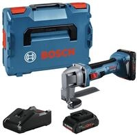 BOSCH Akku-Blechschere GSC 18V-16 E, 18 in V, Mit 2x Akku ProCORE 4 Ah - in...
