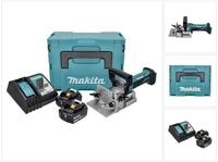 Makita Nutfr&auml;se DPJ 180 RFJ Akku Nutfr&auml;se 18 V 100 mm + 2x Akku 3,0 Ah + Ladeger&auml;t