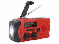 Denver SCR-2000 Radio (Akku-Radio, Solarladefunktion, Handkurbel, Lampe, USB,