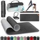 KESSER Yogamatte, Gymnastikmatte + Tragegurt rutschfest TPE Yogamatte gepolstert