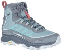 Merrell Moab Speed Thermo Mid WP (Vollnarbenleder, wasserdicht) blau/grau Wanderschuh