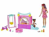 Barbie Skipper Babysitter Inc. mit Hüpfburg-Spielset