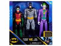 Metamorph Actionfigur Batman und Robin vs Joker Actionfiguren Set, 30 cm große