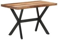 vidaXL Esstisch, Esstisch 120x60x75 cm Massivholz Honigfarben