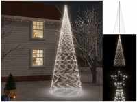 vidaXL Weihnachtsbaum mit Erdnägeln 800cm Kaltweiß 3000 Leds (343579)