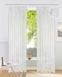 OTTO home Gardine Anna (1 St), Kr&auml;uselband, halbtransparent, Ausbrenner,...
