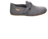 Haflinger Haflinger Everest Foucs Leinen-Stoff Hausschuhe Winter grau Pantoffel