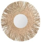 Atmosphera Cr&eacute;ateur d'int&eacute;rieur Dekospiegel Dekospiegel rund, Seegras, &Oslash; 80 cm