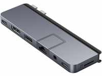 Hyper HyperDrive DUO PRO 7-in-2 USB-C Hub Adapter zu HDMI, MicroSD-Card, RJ-45