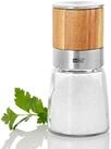 AdHoc Salz-/Pfefferm&uuml;hle Akasia manuell, (1 St&uuml;ck), edler Glascontainer, Naturholz