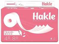 HAKLE Druckerpapier Hakle 440175 Toilettenpapier TRAUMWEICH 4-lagig 8 Rollen