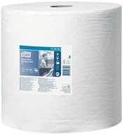 TORK Papierhandtuch 1 Rolle Putzpapier wei&szlig; 2-lagig Wischt&uuml;cher W1 Advanced 430,