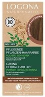 LOGONA Haarfarbe Pflegende Pflanzen-Haarfarbe Pulver - Aschbraun 100g