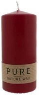 Richard Wenzel GmbH & Co. KG Formkerze PURE Natural Wax Kerze - Karminrot 130x60