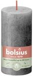 Bolsius Stumpenkerze Bolsius Rustik Stumpenkerze st&uuml;rmisches grau