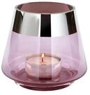 Fink Teelichthalter JONA Teelichthalter - H.13cm - Gla/Silberfolie - rosa/silber