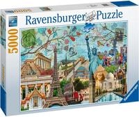 Ravensburger Puzzle Ravensburger Puzzle 17118 Big City Collage 5000 Teile, 5000
