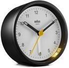 Braun Wecker BC 12 BW Quarzwecker schwarz