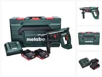 metabo Akku-Kombibohrhammer KH 18 LTX 24 Akku Kombihammer 18 V 2,1 J SDS plus + 2x