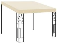 vidaXL Partyzelt Wand-Pavillon 3x3x2,5 m Cremewei&szlig;