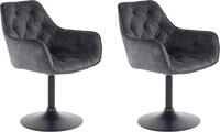 HELA Esszimmerstuhl BIRTE (Set, 2 St), Drehfunktion, als Einzelstuhl oder im 2er-Set