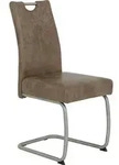 HELA Freischwinger Sophia S (Set, 4 St), mit Federkern Polsterung braun