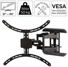 Hama TV-Wandhalterung FULLMOTION TV Wandhalterung 37" bis 90" 5 Gelenke, (bis 90