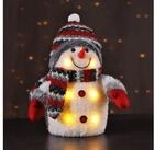 Gravidus LED-Dekofigur Leuchtender Schneemann 24 cm LED Weihnachtsdeko