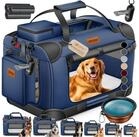 Lovpet Tiertransportbox bis 7 kg, Hundebox Hundetransportbox faltbar Inkl.Hundenapf