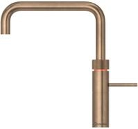 QUOOKER K&uuml;chenarmatur Fusion Square mit PRO3 Reservoir Messing Patina FNSPTB PRO3