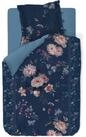 PiP Studio Bettw&auml;sche Tokyo Bouquet Dunkelblau, Perkal, 2 teilig, Lilien,...