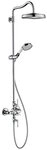 hansgrohe Brausegarnitur Axor Montreux Showerpipe, Mit Thermostat mit Hebelgriff