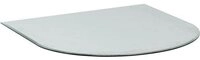 Firefix Funkenschutzgitter FireFix Bodenplatte Glas 100 x 120 cm halbrund