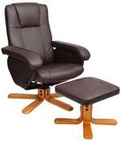 SVITA Relaxsessel CHARLES (Set, 2-St., Relaxsessel mit Hocker), 360&deg; drehbar,mit